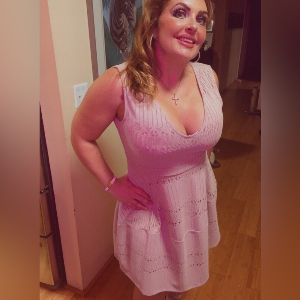 BCBGMaxAzria Blush Pink Mini Dress